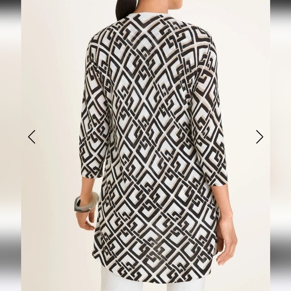 Chico's Geometric Cardigan - Picture 9 of 9